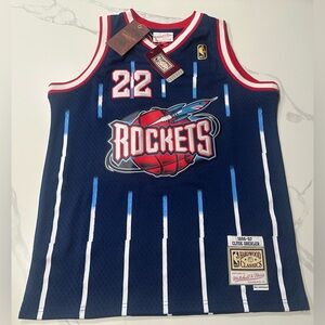 Houston Rockets Youth Mitchell & Ness Clyde Drexler Retail For $90